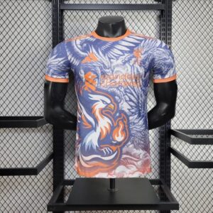 Liverpool 2025-26 Blue & Orange Phoenix Special Edition Jersey Player Version