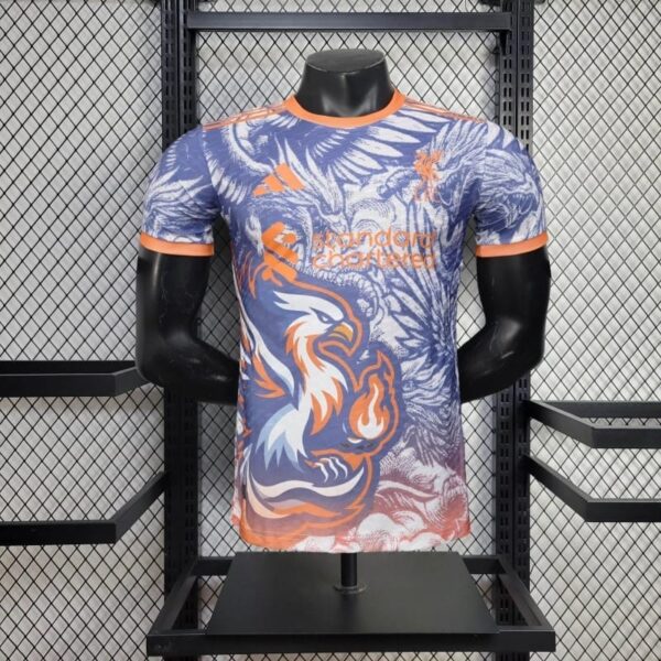 Liverpool 2025-26 Blue & Orange Phoenix Special Edition Jersey Player Version