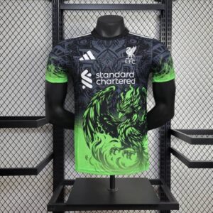 Liverpool 2025-26 Green Flame Phoenix Special Edition Jersey Player Version