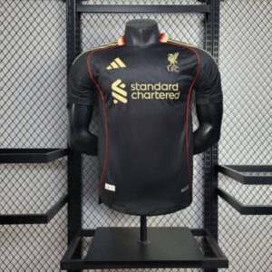 Liverpool 2025-26 Second Away Jersey Player Version
