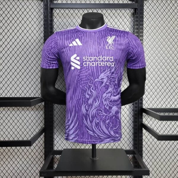 Liverpool 2025-26 Violet Linework Phoenix Special Edition Jersey Player Version