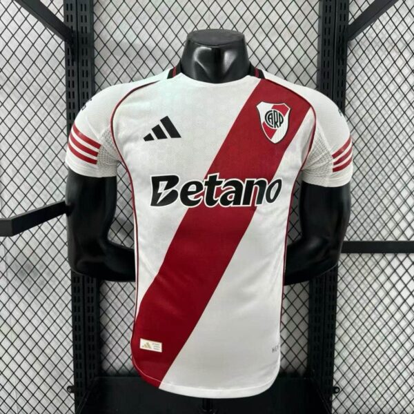 River Plate 2025-26 Home Stadium Jersey Player Version