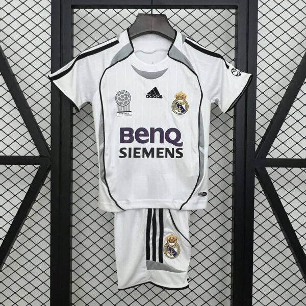 Real Madrid 2006-07 Home Kids Kit