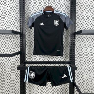 Aston Villa 2025-26 Away Kids Kit