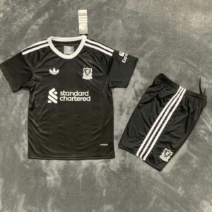 Liverpool 2025-26 Black Special Edition Kids Kit