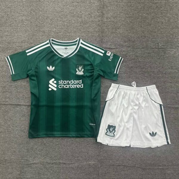 Liverpool 2025-26 Green Special Edition Kids Kit