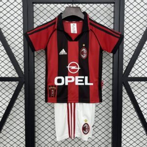 AC Milan 1998-99 Home Kids Kit