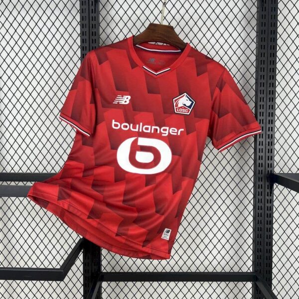Lille OSC 2025-26 Home Jersey Fan Version