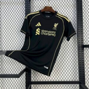 Liverpool 2025-26 Black Gold Special Edition Jersey