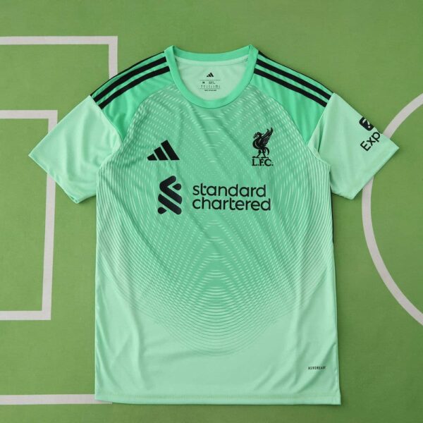 Liverpool 2025-26 Green Goalkeeper Jersey