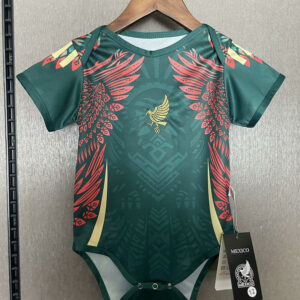 Mexico 2025-26 Green & Red Baby Jersey