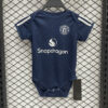 Manchester United 2024-25 Dark Blue Away Baby Jersey
