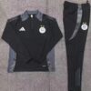 Algeria 2024-25 Black Half Zip Long Sleeve Kids Training Kit - Image 2