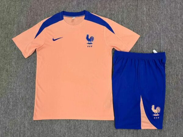 France 2025-26 Pink Short Sleeve Kids Training Kit - Image 2