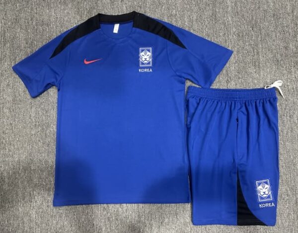 Korea 2024-25 Rainbow Blue Short Sleeve Kids Training Kit - Image 2