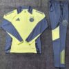 Ajax 2024-25 Light Yellow Half Zip Long Sleeve Kids Training Kit - Image 2