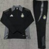 Al-Nassr 2024-25 Black Half Zip Long Sleeve Kids Training Kit - Image 2
