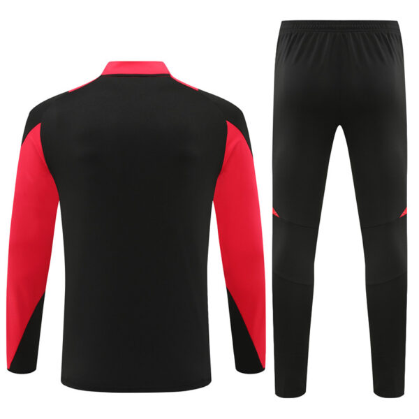 Bayern Munich 2024-25 Black Half Zip Long Sleeve Training Kit - Image 2