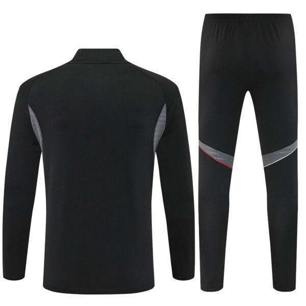 Ajax 2025-26 Black Half Zip Long Sleeve Training Kit - Image 2