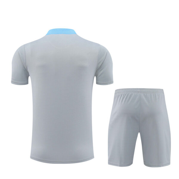Atletico Madrid 2024-25 Grey Short Sleeve Training Kit - Image 2