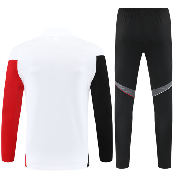 Ajax 2025-26 White Half Zip Long Sleeve Training Kit - Image 2