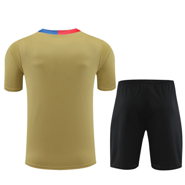 Barcelona 2024-25 Gold Short Sleeve Training Kit - Image 2