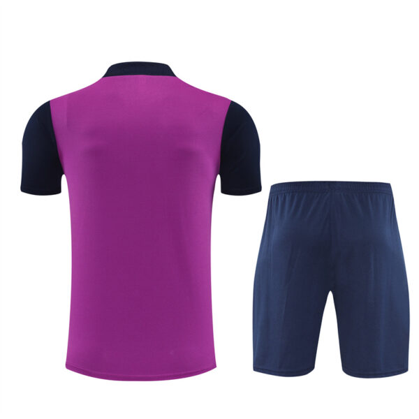 Barcelona 2025-26 Purple Short Sleeve Training Kit - Image 2