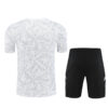 Real Madrid 2024-25 White Grey (Camo Edition) Short Sleeve Training Kit - Image 2