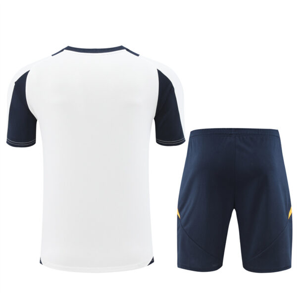 Real Madrid 2024-25 White Short Sleeve Training Kit - Image 2
