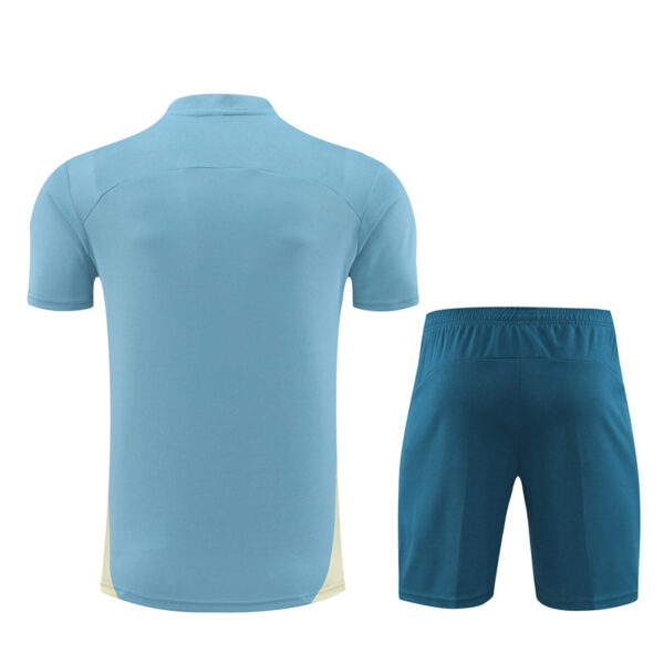 Marseille 2024-25 Lake Green Short Sleeve Training Kit - Image 2