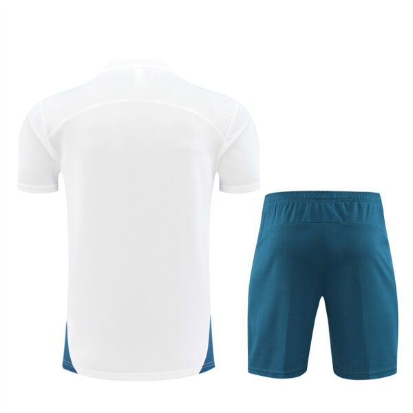 Marseille 2024-25 White Short Sleeve Training Kit - Image 2