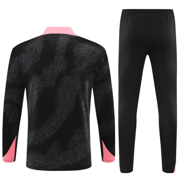 PSG 2024-25 Black (Camo Edition) Half Zip Long Sleeve Training Kit - Image 2