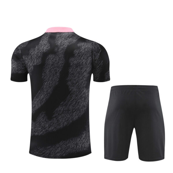 PSG 2024-25 Black (Camo Edition) Short Sleeve Training Kit - Image 2