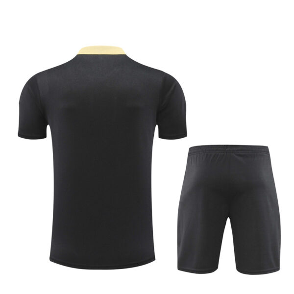 PSG 2024-25 Black Gold Short Sleeve Training Kit - Image 2