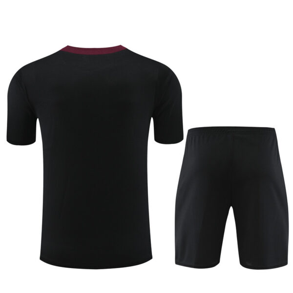 PSG 2024-25 Black Short Sleeve Training Kit - Image 2