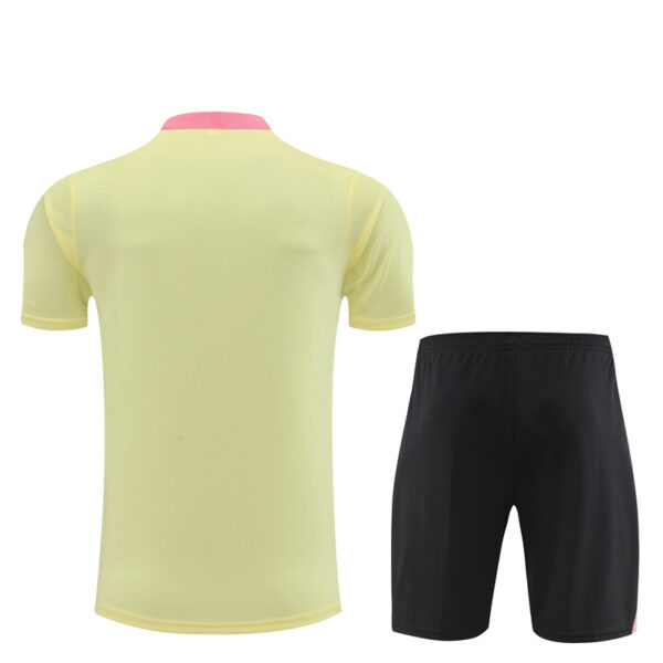 PSG 2024-25 Light Yellow Short Sleeve Training Kit - Image 2