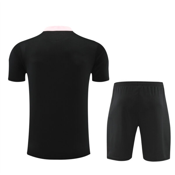 PSG Jordan 2024-25 Black Short Sleeve Training Kit - Image 2
