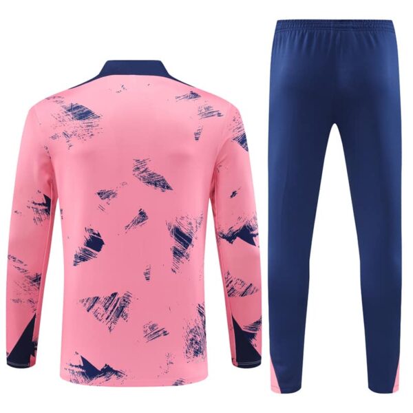 PSG Jordan 2024-25 Pink (Camo Edition) Half Zip Long Sleeve Training Kit - Image 2