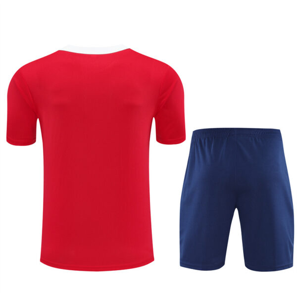 PSG Jordan 2025-26 Red Short Sleeve Training Kit - Image 2