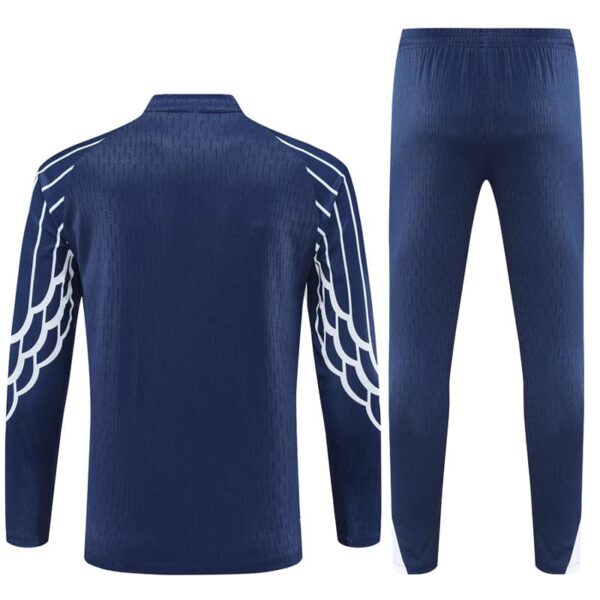 PSG Jordan 2025-26 Royal Blue (UCL Edition) Half Zip Long Sleeve Training Kit - Image 2