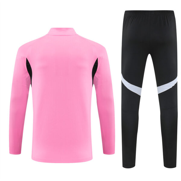 Inter Miami 2025-26 Pink Half Zip Long Sleeve Training Kit - Image 2