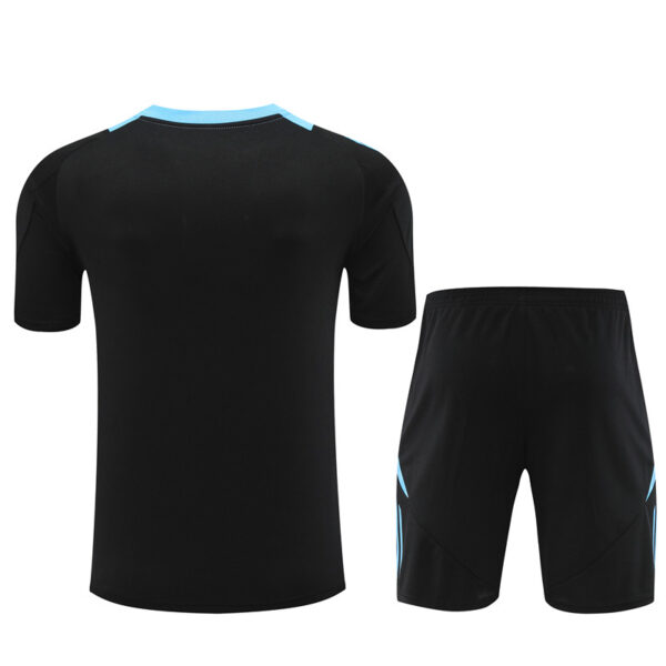 Argentina 2024-25 Black Short Sleeve Training Kit - Image 2