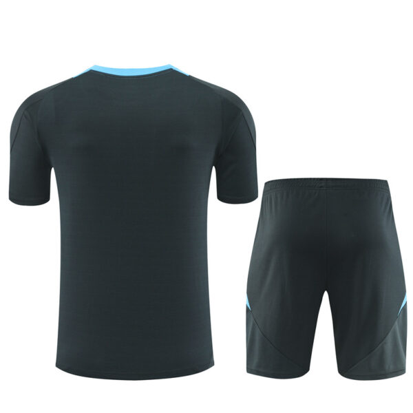 Argentina 2024-25 Dark Grey Short Sleeve Training Kit - Image 2