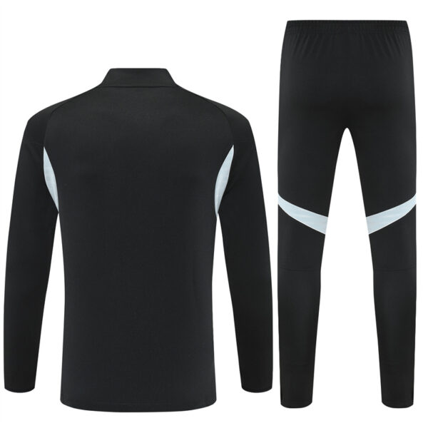 Argentina 2025-26 Black Half Zip Long Sleeve Training Kit - Image 2