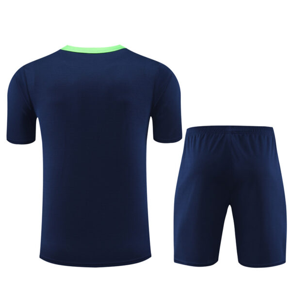 Brazil 2024-25 Royal Blue Short Sleeve Training Kit - Image 2