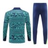 Brazil 2024-25 Turquoise Blue (Camo Edition) Half Zip Long Sleeve Training Kit - Image 2