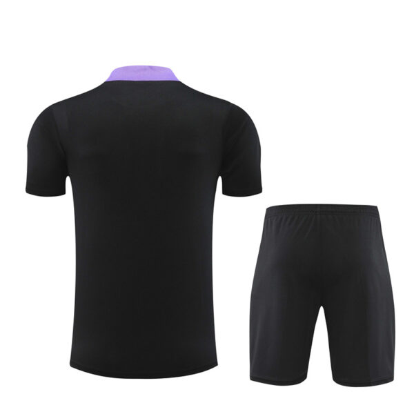 England 2024-25 Black Short Sleeve Training Kit - Image 2