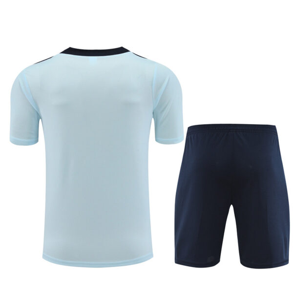 France 2024-25 Light Blue Short Sleeve Training Kit - Image 2
