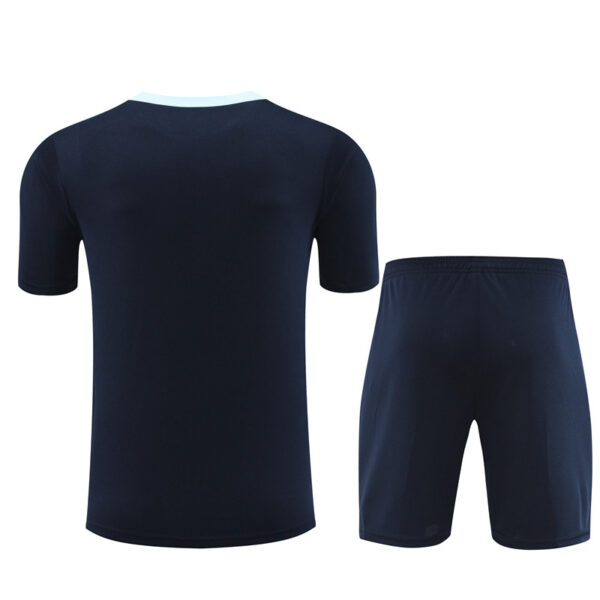 France 2024-25 Royal Blue Short Sleeve Training Kit - Image 2