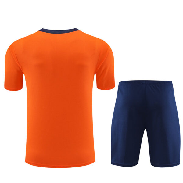 Netherlands 2024-25 Orange Short Sleeve Training Kit - Image 2